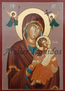 Icon of Virgin Mary Mother of God (the sweet kiss)